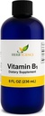 Væskevitamin B1 Drops - Daglig Thiamin Supplement for å støtte Digestion, Nervesystem, hjertehelse, Stress Relief, Natural Energy Booster - 500% DV, 288 Serveringer per flaske - 8 fl oz