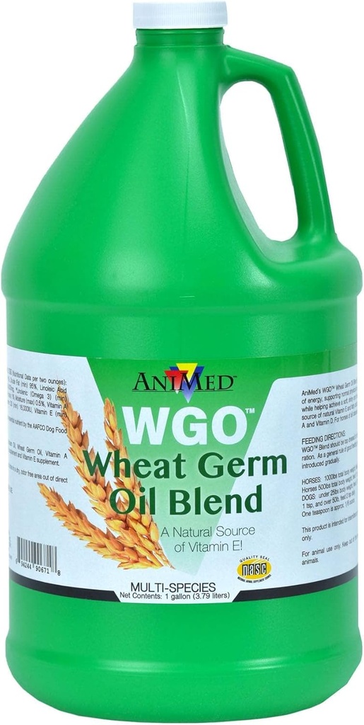 AniMed WGO hvete Germ olje blanding for hester og hunder (1 Gallon flaske)...