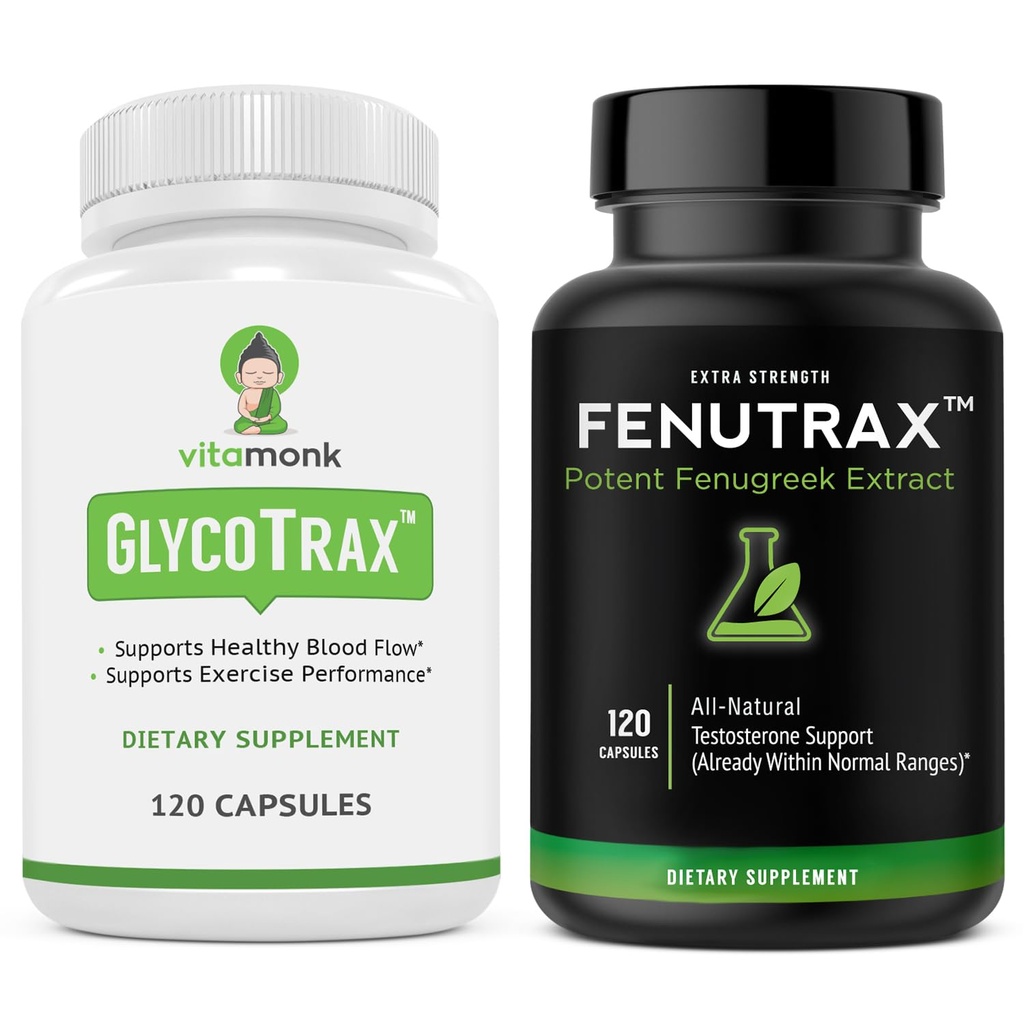 VitaMonk Fenugreek frøekstrakt & GPLC - støtter sirkulasjon og sunn testosteronnivå