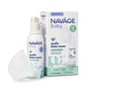 Navige Baby Micro-Mist Saline Inhaler - Saline Nasal Spray for kongestion Relief - Pediatrician adaptert Baby Nasal Spray w/Mask & Stille, Kontinuerlig Mist (2.8 oz)