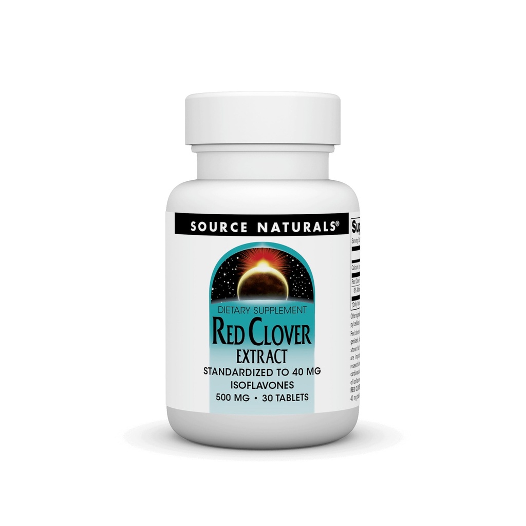 Kilde Naturals Rød Clover ekstrakt, 500 Mg tablett, 30 greve