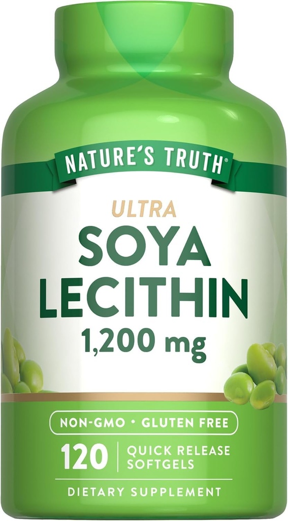 Naturens sannhet Ultra SOYA Lecithin 1200 mg, 120 tall (pakke med 1)