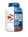 Dymatize Elite 100% Whey Protein pulver, 25g Protein, 5,5g BCAA og 2,7 L-Leucine, rask absorbering og rask sammensmelting for optimal muskelgjenvinning, rik sjokolade, 5 pund (63 serveringer)