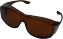 Solar Shield passer over solbriller, SS Polykarbonat II Amber, Unisex, solbriller