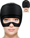 Migraine Relief Cap, Foldable Øye Synlig hodepine Relief Cap, Migraine Relief Hot og kaldt Hangover Cap Ice Gel Cap 360° Fit, Migraine Ismaske, Hodepine Migraine Hat Best Hjem Helse Gave