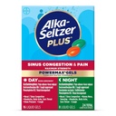 Alka-Seltzer Plus Maks styrke PowerMax Sinus Congestion & Pain Medicine, dag + natt flytende geler - kraftig relief for kulde og influensa, + Sinus Congestion for voksne og barn 12+ År, 24 Antall