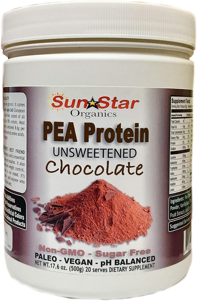 Era protein pulver - usweeted - sjokolade med kokoa pulver & vaniljebønne - soya gratis, ikke-GMO 17.6 oz
