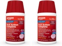 Grunnleggende Care Dual Action Komplett, Chewable Acid Reducer Plus Antacid Tabletter, Berry Flavor, Heartburn Medisin, Acid Indigation Relief, 50 Count (Pack of 2)