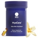 Ritual HyaCera Hud Supplement for Wrinkle Support, med Hyabest® og Ceratiq® for hudhydrasjon støtte, hyaluronsyre, glykolipider, ceramider, glutenfri, ikke GMO, Vanilla Essense, 30 dagers levering