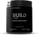 Bygg + GAA, for muskelbygging og restitusjon, bringebær lemonade, patent Venter GAA + Kreatin Monohydrat, forbedrer styrke, ytelse og muskelvekst - Kreatin, GAA, Betain - 30 Serveringer