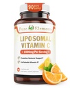 Liposomal vitamin C kosttilskudd, kapsler ikke GMO, soya gratis, Glutenfri