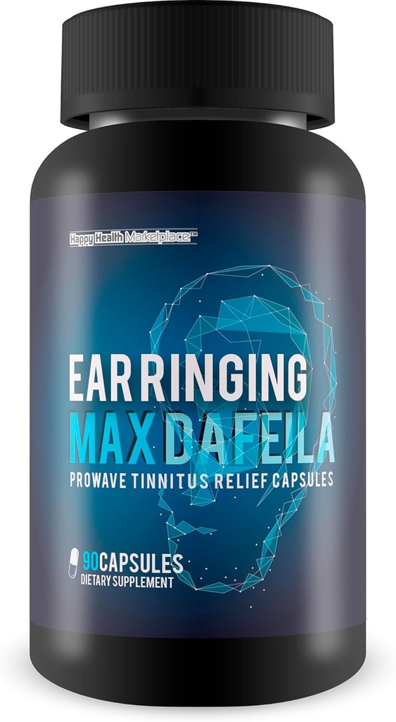 Øre Ringing Max Dafeila Prowave Tinnitus Relief Capsules - Vår beste naturlige øre ringing Remedy - øre ring relief øresupplement - ørehelse kosttilskudd - ørering kosttilskudd - For ringing øresupplement