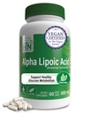 Helse Thru Nutrition Alpha Lipoic Acid 600mg 60 Servings | Certifisert Vegan  Universal Universell Antioksidant | Ikke-GMO, 3rd Party Testet, Hypoallergenic, Glutenfri, Soya Gratis ALA Kapsler