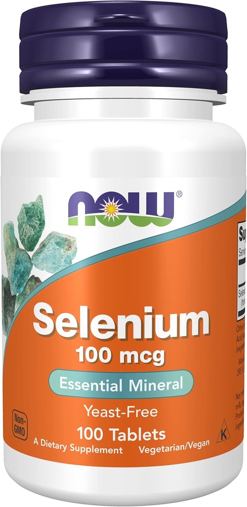 Nå Mat Selenium, 100mcg, 100 Tabs
