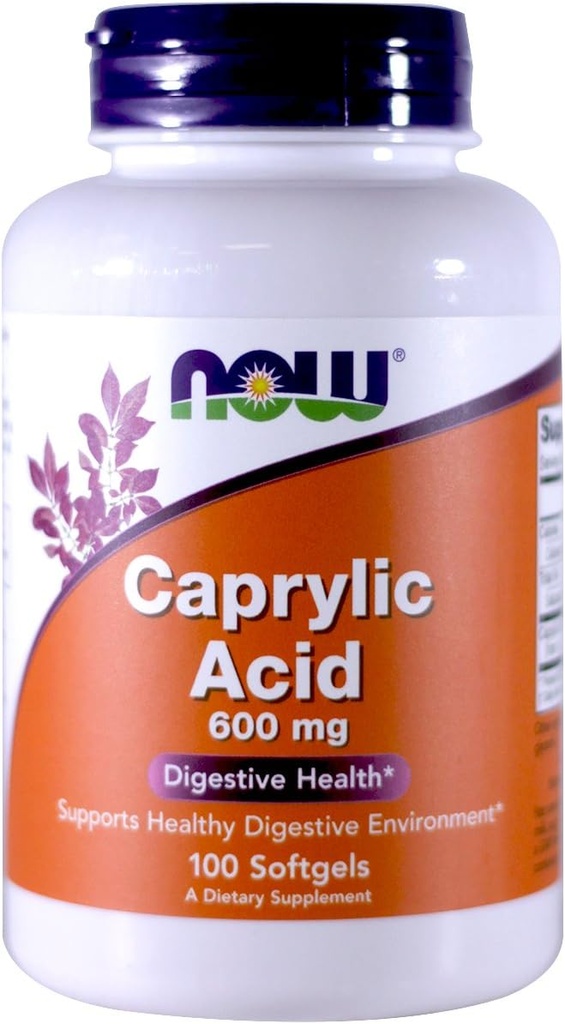 Nå Mat Caprylsyre 600 mg, 100 Softgels - (Pack of 2)