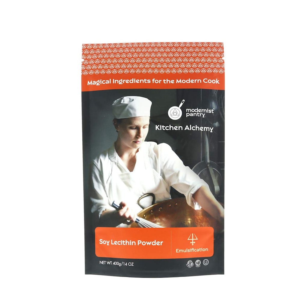 Rent soya Lecithin pulver Vegansk OU Kosher sertifisert - 400g/14oz