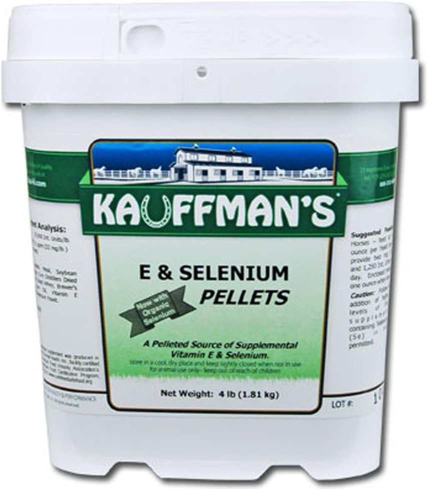 Kauffmans dyrehelse vitamin E & Selenium Pellets 4 lb