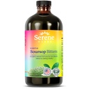 Serene urter - Soursop Bitters Liquid - Organic Herbal Guanabana Detox med svart frø, Moringa & Ginger - støtter Digestive Wellness & Immune Function - 16 fl oz