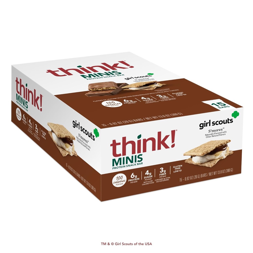 Tenk! Jente Scout Minis, S'mores, 15 greve