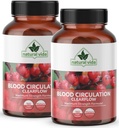 Blodsirkulasjon 600mg Supplement - 300 Kapsler - med Hawthorne, Ginger, Horse Chestnut, slaktere Broom, Cayenne, Diosmin