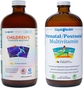 LIQUIDHEALTH Barns komplette multivitamin og kvinners prenatal / postnatal flytende multivitamin for før, under og etter graviditet - Immunstøtte, helse og velvære for mødre og barn - laget i USA