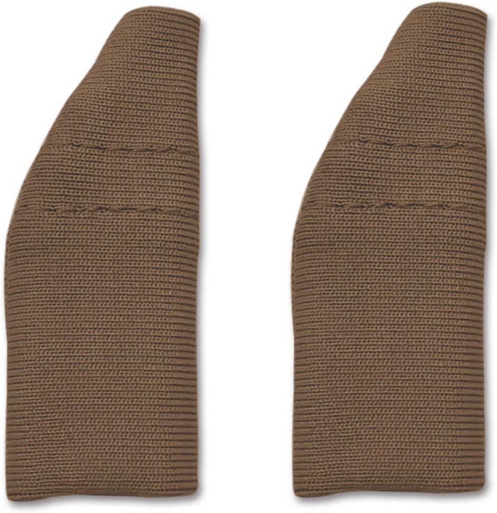 Høreapparat Dekker Beskytter Høreapparatforsterkere fra Sweat, Dirt og Moisture, Passer Høreapparater 1,4\" til 1,6\" (Brown, L)