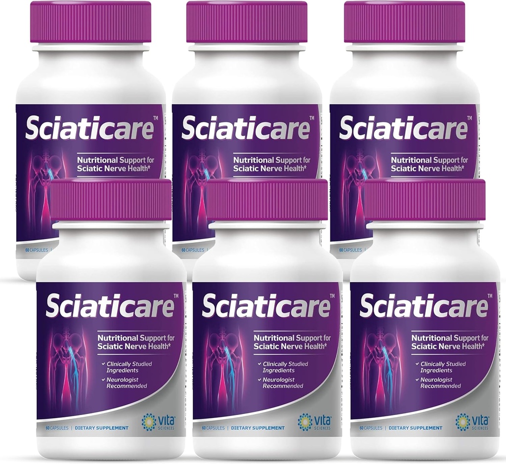Vitaminer med naturlig R-ALA Form 40X Styrke, IKKE Syntetisk Alpha Lipoic Acid (ALA) - Lavere Lumbar Sciatic, Hip, Thigh, Ben, Fot