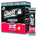 GHOST Hydration Packets, Sonic Cherry Limeade, 24 Sticks, Elektrolytt pulver - Drikkeblanding Supplement med magnesium, Kalium, Kalsium, Vitamin C - Vegansk Vennlig, Gratis Soya, Sukker & Gluten