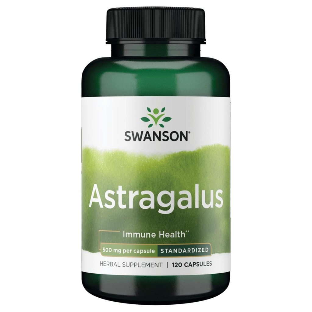 Swanson Astragalus (standardisert) 500 Milligrams 120 kapsler
