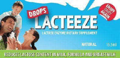 Lactase Enzyme Lacteeze Drops 15,5 ml Væske av Gelda Scientific av Gelda Scientific