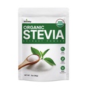 Vicoky organiske stevia pulver 3oz (86g), ren stevia ekstrakt pulver, sukkerfri & 0 kalorier, ingen tilsetningsmidler, sukkersubstituert, naturlig søtning