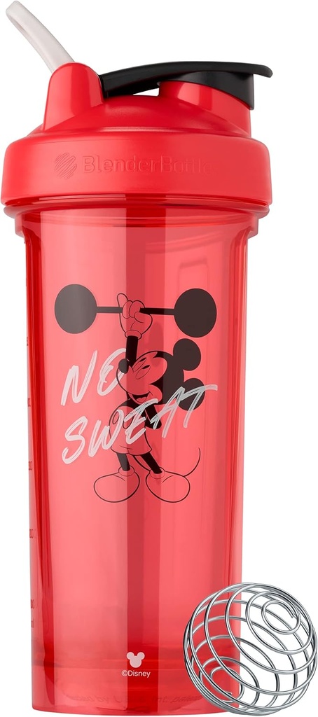BlenderBottle Mickey & venner Shaker Flaske Pro-serien, perfekt for proteinshakes og pre trening, 28-Ounce (C05115)