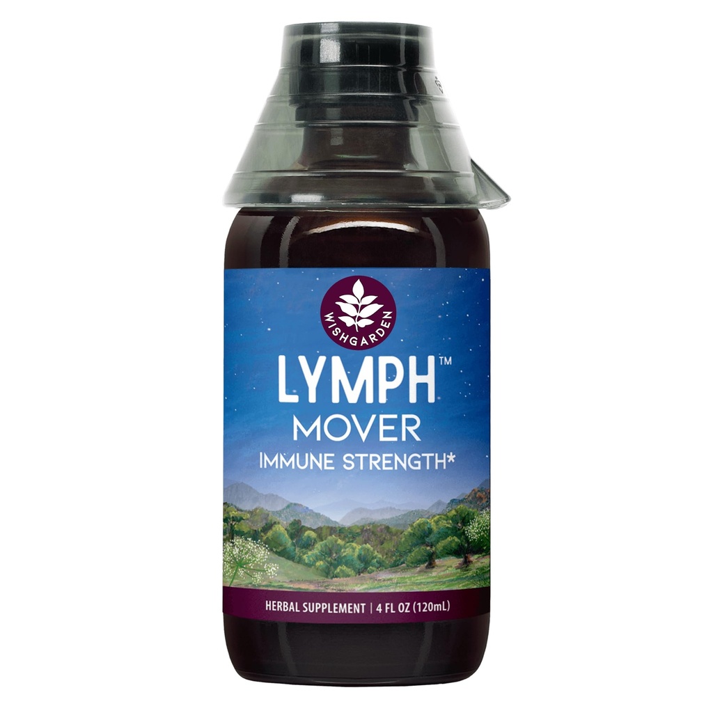 WishGarden Herbs Lymph Movers Immune Styrke - Naturlig Herbal Lymphatic Drainage og lymfatisk rengjøring Supplement med Echinacea for immunstøtte, støtter sunn lymfatisk systemfunksjon, 4oz