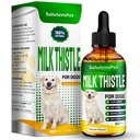 Melke Thistle for hunder | Hundelever Supplement for alle aldre og avler | Her er bare herbal sammensetning | + Attraktiv og Super Yummy Bacon Flavor | 2 Oz