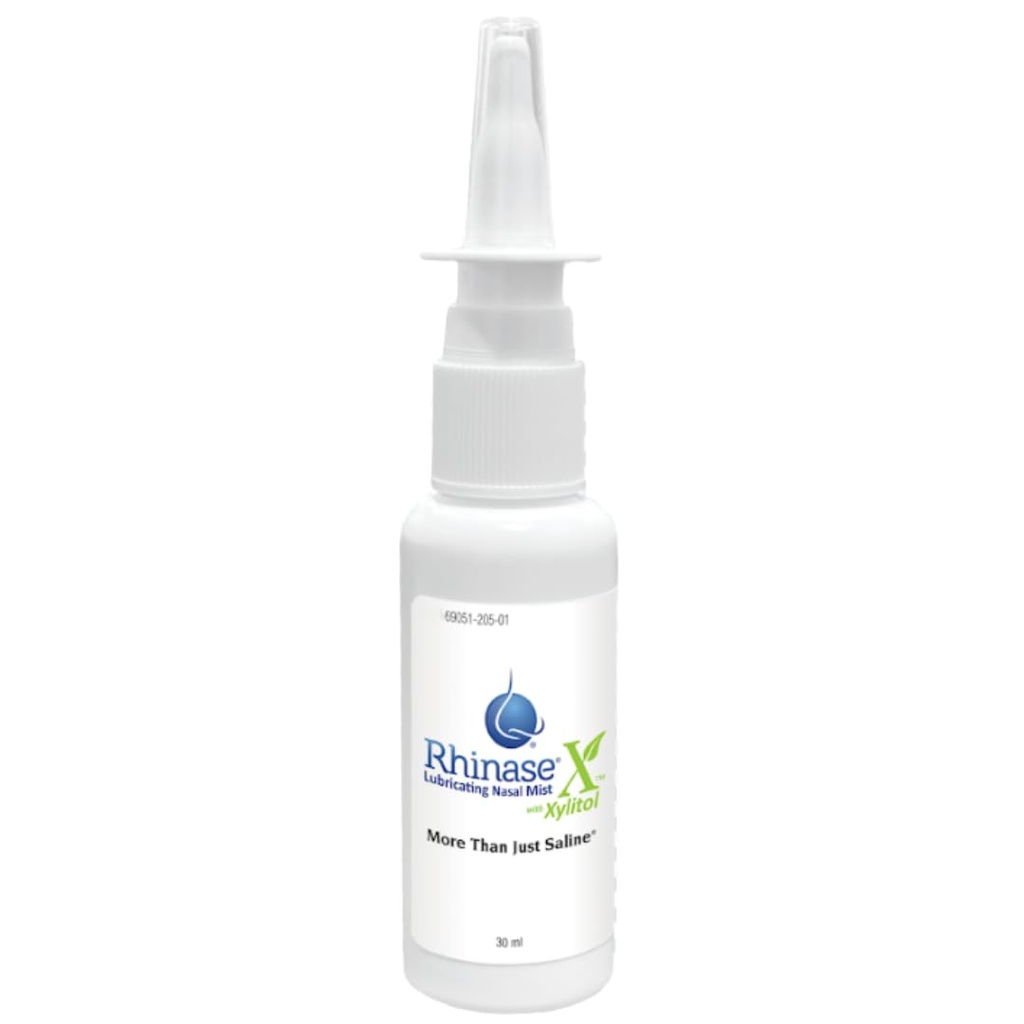 Rhinase X smøremiddel Nasal Mist Spray med Xylitol | Lang varig Symptom Relief fra Nasal Tørrhet | Mindre Sneezing, kløe, Nasal drypp og kongesjon