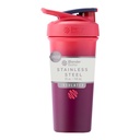 BlenderBottle Sport Sleek isolert rustfritt stål Shaker flaske med Wire Whisk, 25-Ounce, Sangria Ombre – Protein Shakes & Hydration for åleter & Fitness Enthusists, enkel blanding, Slim lett å holde, holder drinker kalde, låsbare Lid