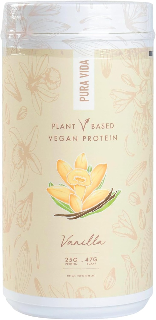 Pura Vida Miami Vanilla, Plant Based - Vegansk protein