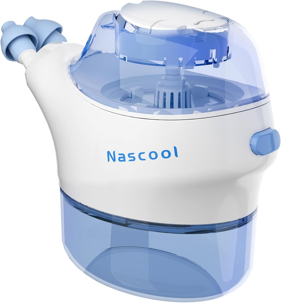 Nasal irrigasjonssystem med 50 saltpakker, Elektrisk Neti Pot Nese Cleaner Sinus rengjøringsmaskin for Sinus Relief Nasal Congestion Runny Nese