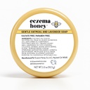 ECZEMA HONEY Gentle Oatmele og Lavender Soap - Naturlig Eczema Body Wash - Daglig Gentle Soap for Tørr, kløende, sensitiv og irritabel hud (3,3 Oz)