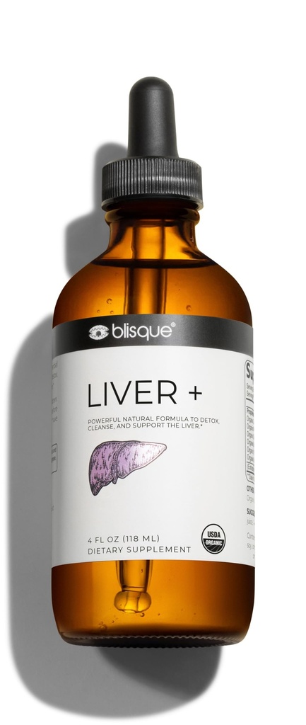 Blisque – Økologisk Liver-støtte Complex Supplement til detox, rengjøring og reparasjon av leveren | Doctor-anbefalt | Naturlige ingredienser | Melk Thistle og Dandelion Root | 4 Ounce | 118 Serveringer