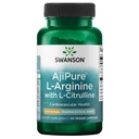 Swanson Aminosyre Ajipure L-Arginin med L-Citrulline 60 Veg Kapsler