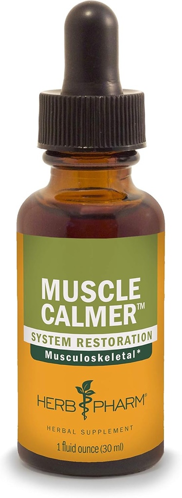 Herb Pharm Muscle Calmer flytende herbal formel for stomatose system støtte - 1 Ounce