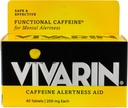 Vivarin Koffein Alarmness Aid, Tabletter 40 ea (Pack of 6)
