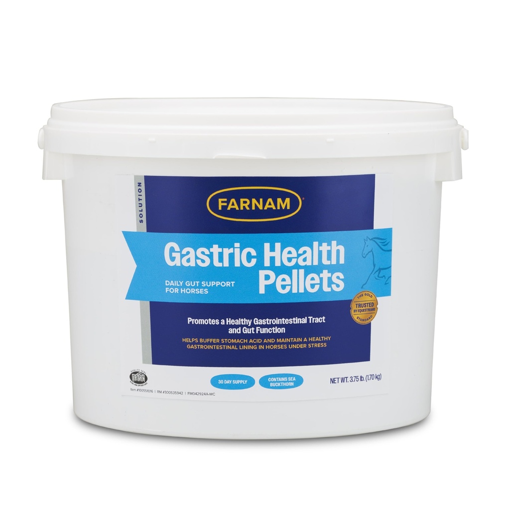 Farnam Gastric Helse Pellets, Daglig Gut og Digestive Helse Supplement for hester bidrar til å opprettholde en sunn gastrointestinal Tract og Gut funksjon