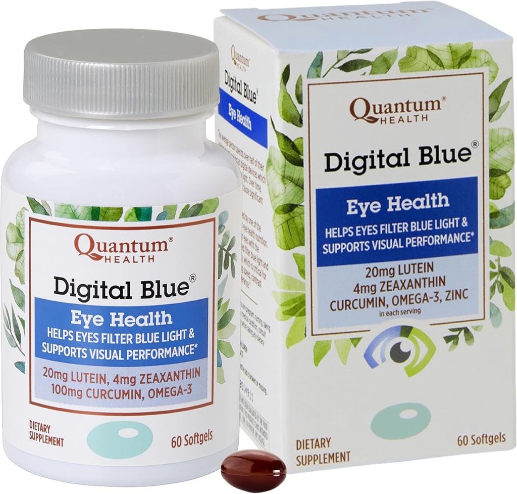 Quantum Health Digital Blå Øye Helse, 60 Softgels