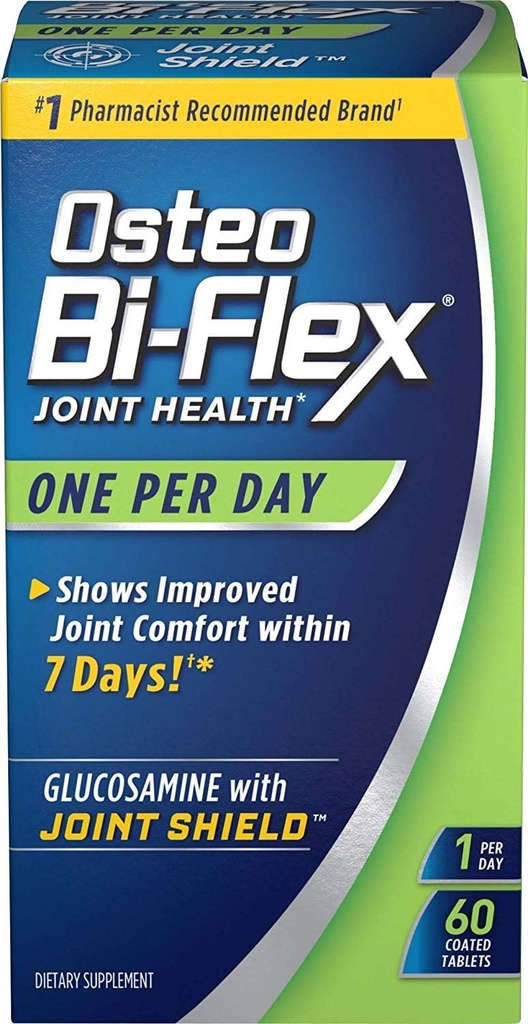 Osteo Bi-Flex En per dag, 60 belagte tabletter (pakke med 3)