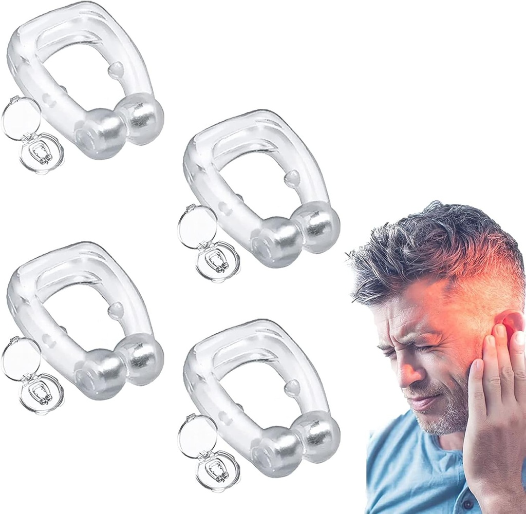 Tinnitus relief-enhet, 2/4 Pair Tinnitus øreskjærsett for ringing ører-enhet, stopp ørering (2par)