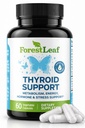 Thyroid støtte for kvinner og menn med iodin - Energi, fokus og kraft Thyroid Supplement - Alt naturlig herbal Mineral og vitamin kompleks med B12, sink, selen, Ashwagandha - 60 vegetariske kapsler
