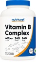 Nutricost vitamin B kompleks 462mg, 240 kapsler - med vitamin C - Energikompleks