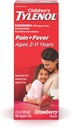 Barns Tylenol oral suspensjon medisin, Kids 'væske medisin smertestille & feber reduserer for kaldt + influensa symptomer, aspirin-, ibuprofen- & alkohol-fri, jordbær, 4 fl oz